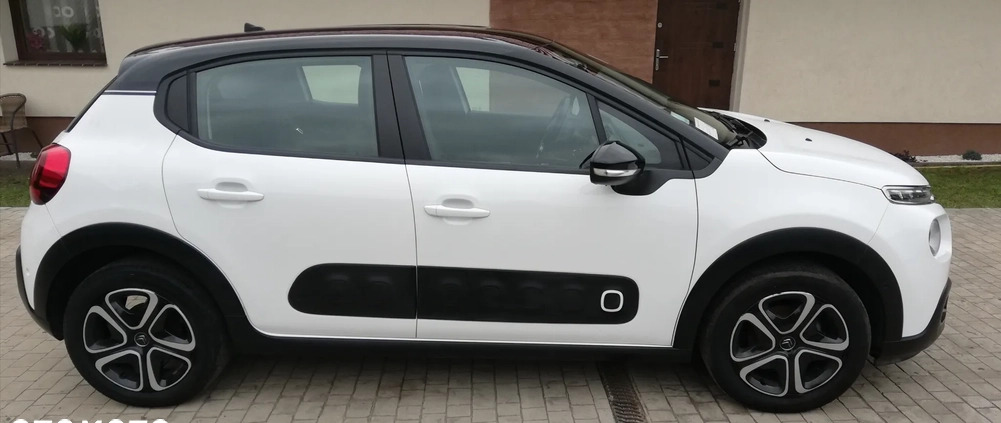 Citroen C3 cena 44900 przebieg: 65000, rok produkcji 2020 z Turek małe 67